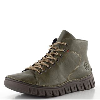 Rieker šněrovací kotník zelený 57501-54