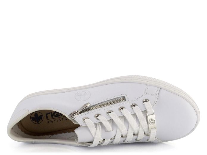 Rieker kožené bílé sneakers tenisky L59L1-83
