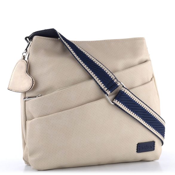 Rieker crossbody kabelka se srdcem Beige/Marine H1004-60