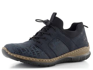 Rieker prozouvací polobotky modré N3295-14