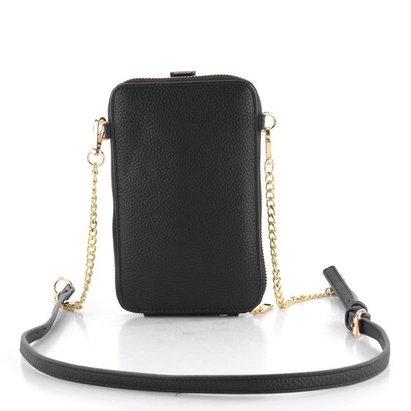 Rieker malá crossbody kabelka/pouzdro lakovaná černá H1660-00