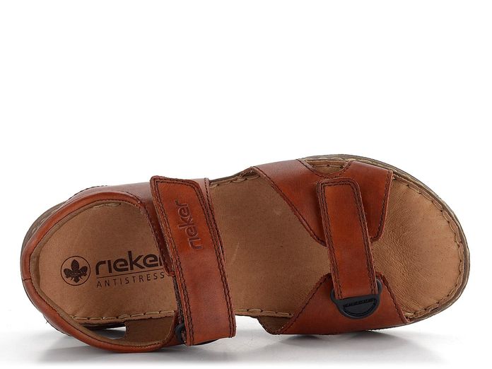 Rieker pánské páskové sandály světle hnědé 21461-24