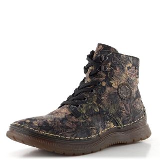 Rieker šněrovací kotník schwarz-pastell/antik 53632-90