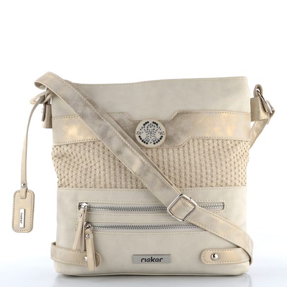 Rieker kombinovaná crossbody kabelka krémová H1346-92