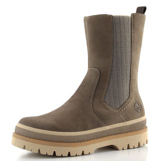 Rieker vysoký chelsea kotník mushroom/leinen Y6280-25