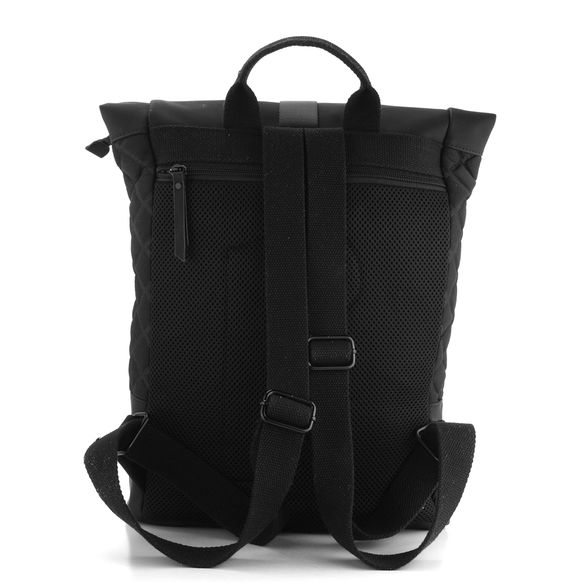Rieker městský batoh se vzorem a vrchní sponou černý H1550-01