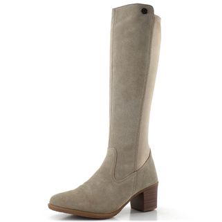 Rieker béžové kozačky se strečí Y2050-60