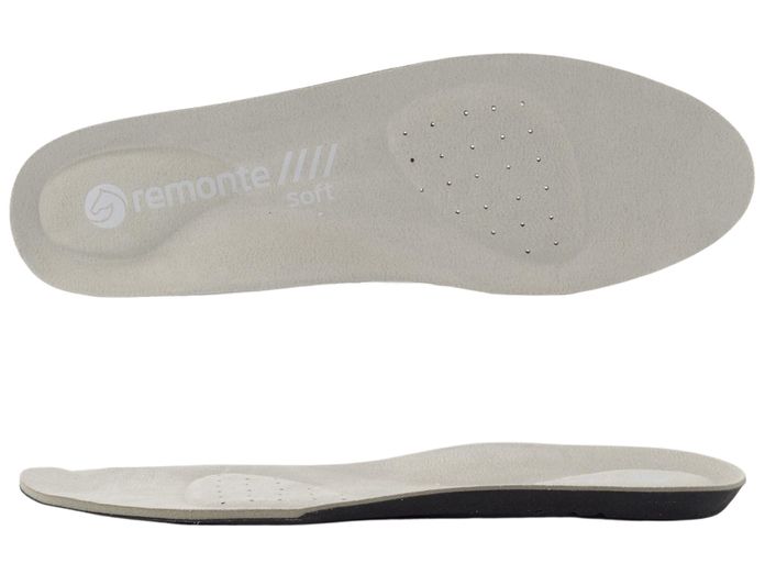 Remonte bílé sneakers tenisky s metalickými prvky a postranním zipem D0903-81