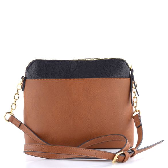 Rieker crossbody kabelka chestnut/schwarz H1652-22