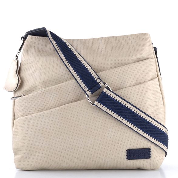 Rieker crossbody kabelka se srdcem Beige/Marine H1004-60