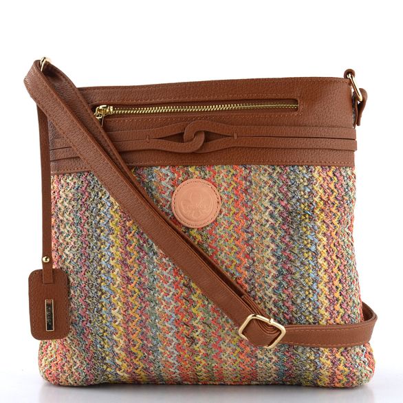 Rieker crossbody kabelka Multi/Cognac H1519-90