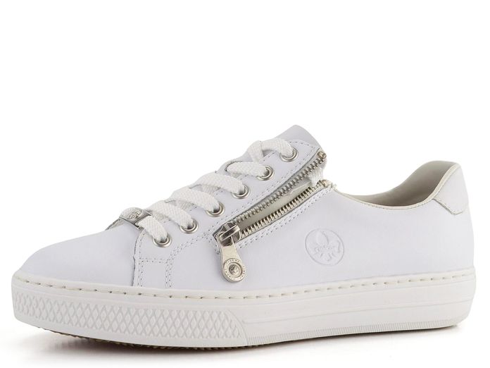 Rieker kožené bílé sneakers tenisky L59L1-83
